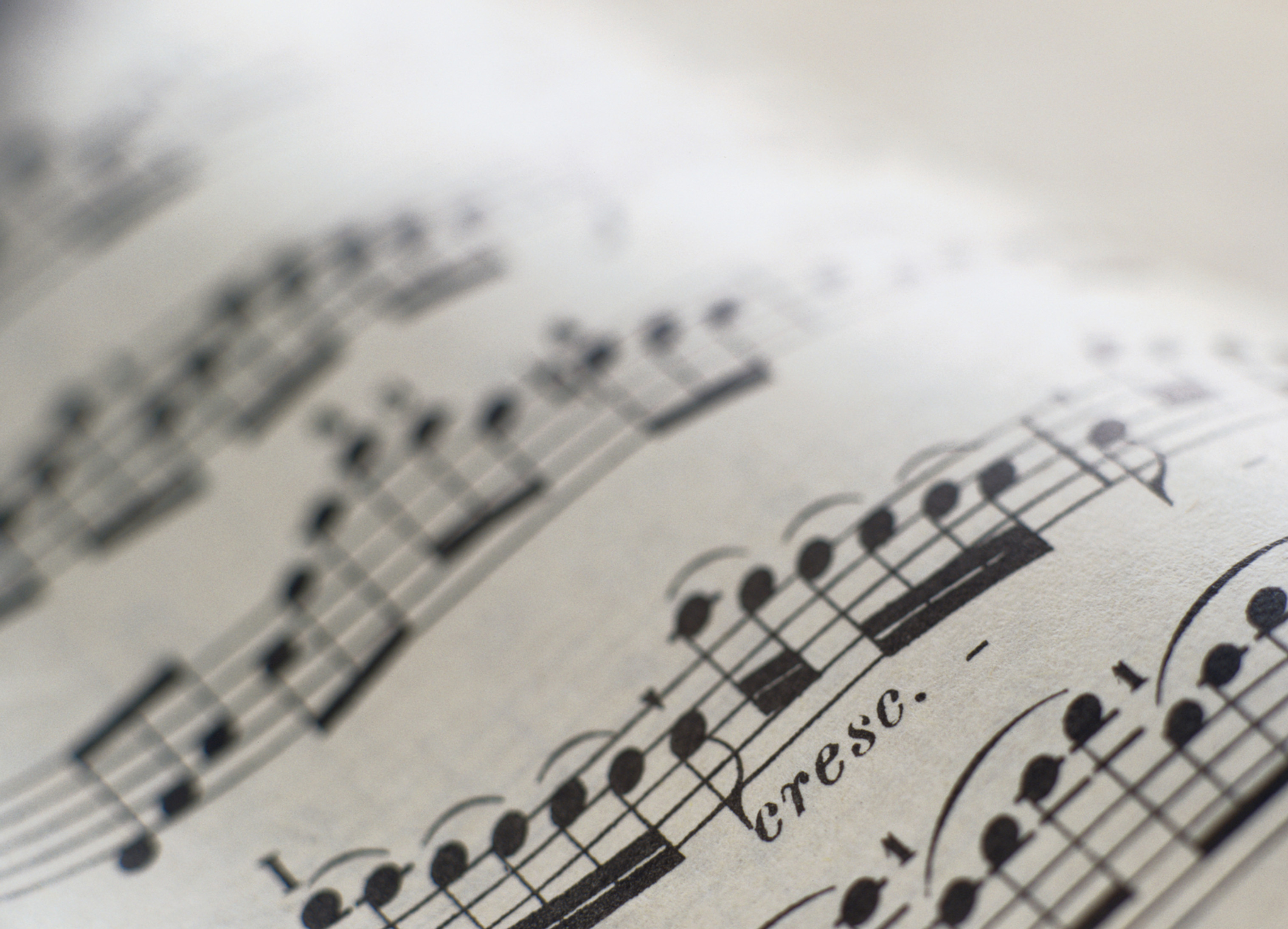 Brass instruments and music stands